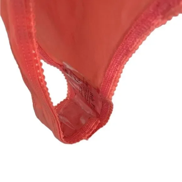 NWOT Free People Still The One Bodysuit in Coral S - Picture 7 of 10